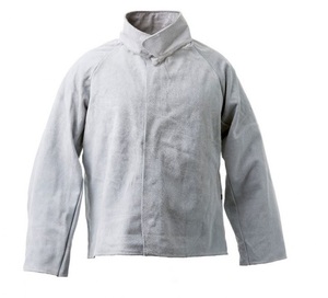 Gran oferta, chaquetas de ropa de trabajo de soldadura de algodón transpirable de alta resistencia, ropa de trabajo de tamaño personalizado certificada EN1149 ignífuga - Product Image 1