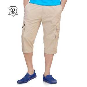 Pantalones cargo deportivos de verano para hombre, venta al por mayor personalizados, secado rápido, transpirable, de lana, cintura elástica, cordón, sólido, antiarrugas - Product Image 5