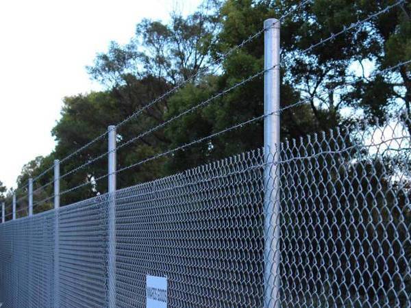 Galvanized Chain Link Fence Fabric Pvc Coated Frame