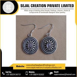 Boucles d'oreilles en argent Boucles d'oreilles en pierres précieuses de meilleure qualité pour filles Argent 925-Création Sejal DU VENDEUR ET FOURNISSEUR INDIEN - Product Image 4