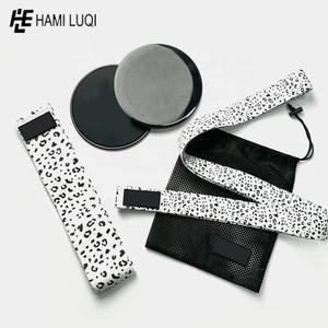 Vente en gros de bande de résistance pour les fesses avec logo et impression personnalisés, bande élastique en tissu pour l'entraînement au yoga - Product Image 2