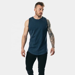 Chaleco Deportivo sin Mangas para Hombre PIHA SPORTS, Transpirable, de Secado Rápido, con Cuello Redondo y Dobladillos Enrollados, 100% Algodón, 220g, Corte Holgado - Product Image 3