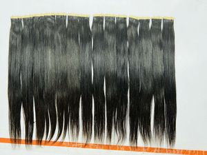 MEILLEURES EXTENSIONS DE CHEVEUX DE BANDE DE QUALITÉ SUPÉRIEURE INDIENNE AVEC DES CUTICULES ALIGNÉES EXTENSION DE CHEVEUX 100% LISSE LONGUE DURÉE ET ALIGNÉE SUR LES CUTICULES - Product Image 2