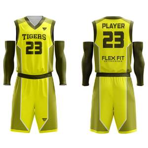 Camiseta de baloncesto de diseño personalizado con impresión de sublimación de equipo de etiqueta privada para hombres, uniforme de baloncesto al por mayor - Product Image 2