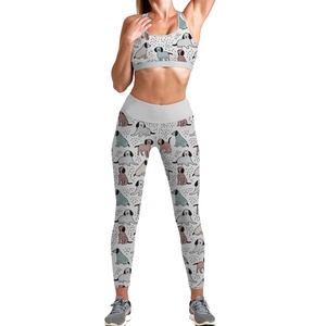 2021 ropa de entrenamiento personalizada de talla grande Fitness deporte Yoga sujetador y conjunto de mallas ropa de entrenamiento personalizada - Product Image 5