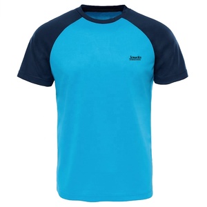 T-shirts en coton jersey pour hommes, personnalisables, de haute qualité, à manches mi-reglan, vierges, confortables, coupe régulière, séchage rapide, pour le sport, vente en gros - Product Image 5