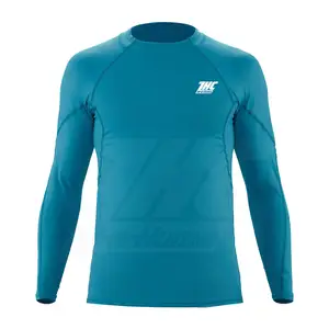 Mens कस्टम जल्दबाज बनियान लंबी आस्तीन लाइक्रा संपीड़न शर्ट त्वरित सूखी Rashguard उच्च बनाने की क्रिया जल्दबाज गार्ड पुरुषों मात्रा शीर्ष अनुकूलित