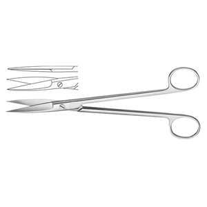 Ciseaux à iris chirurgicaux Instruments chirurgicaux médicaux de haute qualité Instruments chirurgicaux avancés Ciseaux de premiers soins à lame droite - Product Image 2
