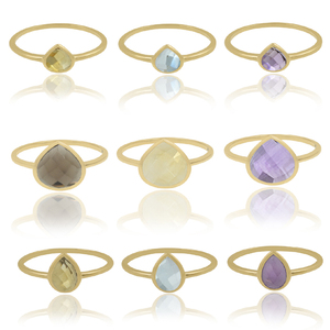 Anillo de Plata de Ley 925 con Amatista Natural Multicolor, Fabricación Clásica al por Mayor, Disponible en Existencia, Precio Bajo - Product Image 2