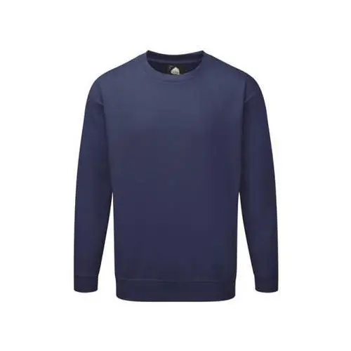 NAVY BLUE 2020 Newly Designed Long Sleeve Oversized Top Round Neck Loose Cold Sweat Men's Sweatshirt