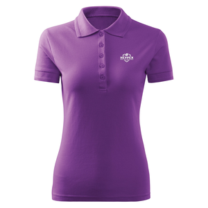 Polo Casual para Mujer de 100% Algodón de Alta Calidad con Patrón Sólido y Decoración de Botones, Opción de Tallas Grandes Disponible - Product Image 5