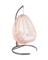 Bonne qualité plusieurs couleurs intérieur extérieur balançoire chaise suspendue Patio jardin nid d'oiseau balançoire oeufs chaises