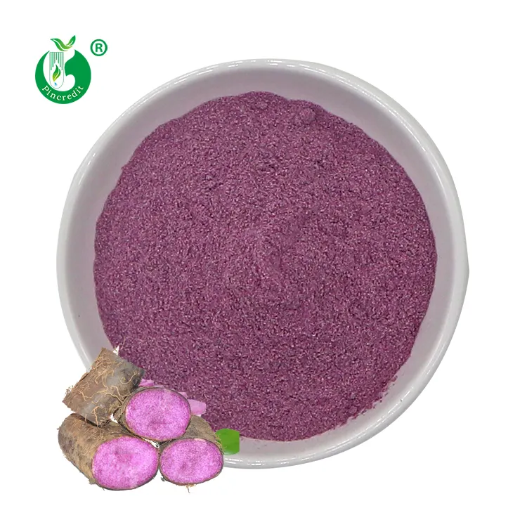 Pincreidt ขายส่งราคาคุณภาพสูง Bulk Organic UBE สีม่วง Yam แป้ง