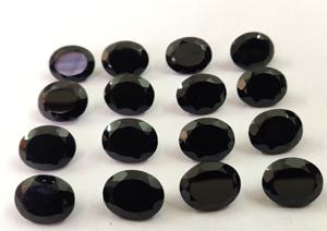 Espinela negra natural Corte ovalado 3x5mm a 10x12mm Corte facetado-Espinela negra suelta Piedra preciosa suelta Calidad superior - Product Image 2