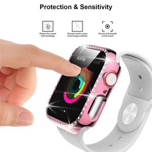 Obastyle เคสแวววาวป้องกันหน้าจอ3D,สำหรับ IWatch 3/4/5/6 /Se นาฬิกาอัจฉริยะ38/40Mm 42/44Mm - Product Image 4