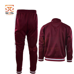 Ropa Deportiva de gimnasio para hombre, chándales de algodón/poliéster con logotipo personalizado de alta calidad para correr y entrenar al aire libre - Product Image 4