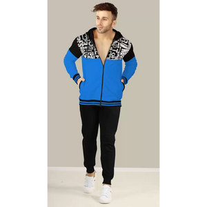 Conjunto Deportivo de Dos Piezas con Capucha y Bloques de Color de Alta Calidad 2026 para Hombre, con Cremallera Frontal, Venta al por Mayor - Product Image 5