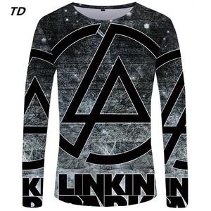 Vintage <b>Aesthetic</b> Printed T-Shirt for Men Casual Wear Long Sleeve Soft Breathable Cotton Comfortable Street Tee Easy to Use Men - Product Image 4