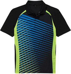 Polo de sublimación de alta calidad, camisa de diseño de uniforme de oficina, 100% poliéster, bajo pedido - Product Image 1