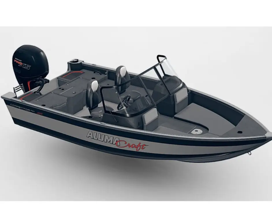 Produit haut de gamme bonne affaire bateau artisanal 2021 Alum trois places concurrent 185 FSX couleur noire à vendre