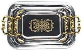 Stainless Steel Rectangular Divided <b>Dinner</b> <b>Tray</b> 5 Sections for Hotel Restaurant Use - Product Image 4