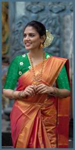 Vêtements ethniques indiens Vêtements de fête de mariage de luxe Designer de mode Saree en soie pure Banarasi avec tissage Travail Bordure Blouse pour femmes - Product Image 3