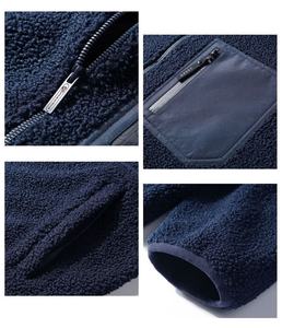 Chaqueta clásica de lana Sherpa para hombre, cárdigan grueso con cremallera, alta calidad, esponjoso, cálido, abrigo Popular de gran tamaño - Product Image 5