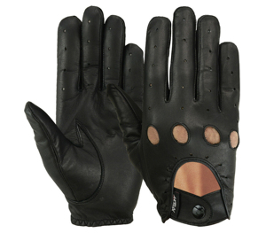 ถุงมือหนังแกะแบบเรียบสำหรับขับรถ ผู้ชาย ผู้หญิง - Product Image 6