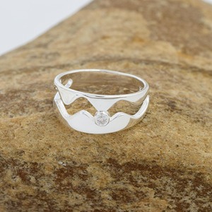 Anillo de Plata de Ley 925 para hombre y mujer, banda de piedras preciosas de circonia cúbica, novedad, venta al por mayor, joyería de Navidad - Product Image 4