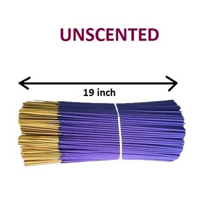 Varillas de incienso de 19 pulgadas, varitas de incienso Natural sin perfume, suministro al por mayor de la mejor marca (púrpura) - Product Image 1