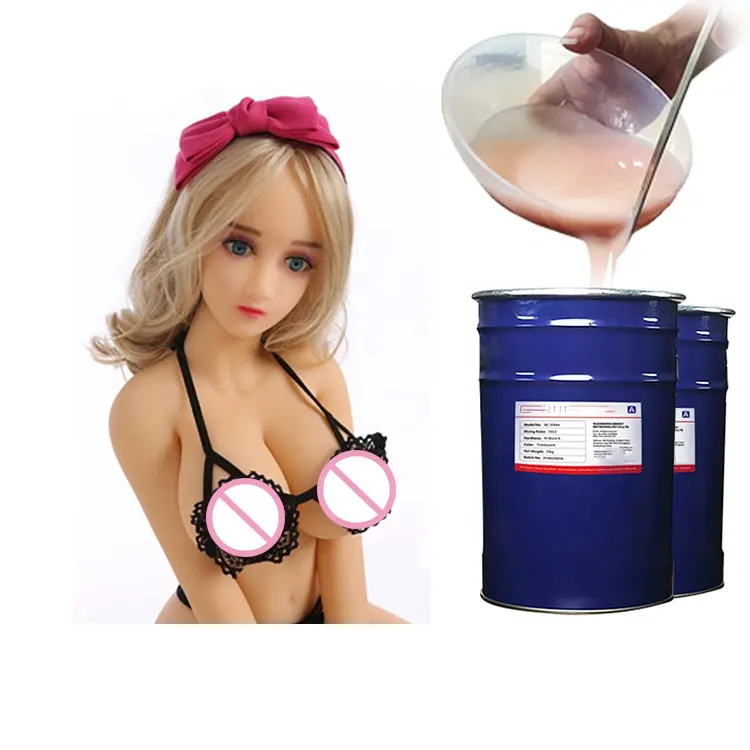 Food Grade Rtv2 Liquid Silicone For sex doll Silicone Rubber life casting silicon