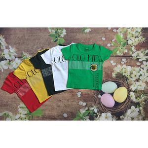 ขายส่งบูติกทารกสวมเสื้อยืดเด็กเด็กวัยหัดเดินทารกเด็กทารกด้านบนเสื้อยืดที่กําหนดเอง vn - Product Image 1
