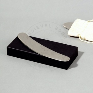 Meilleure Qualité En Acier Inoxydable Gua Sha C-Forme Corps Grattage Outils De Massage Outils En Métal Original Indien Fabricant Usine - Product Image 4