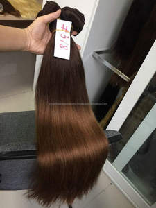 Extension de cheveux humains 100 naturels Remy indiens bon marché, mèches de cheveux humains bruts couleur ondulée, Double poids, matériau soyeux, couleur 20mm - Product Image 3