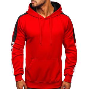 Venta al por mayor logotipo personalizado para hombre negro moda manga larga en blanco pulóver algodón Sudadera con capucha cantidad de impresión OEM personalizado - Product Image 4