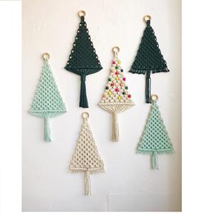 Adorno Navideño de Macramé Estilo Boho, Compre en Línea al Precio Más Bajo, Cordón de Algodón Tradicional - Product Image 3