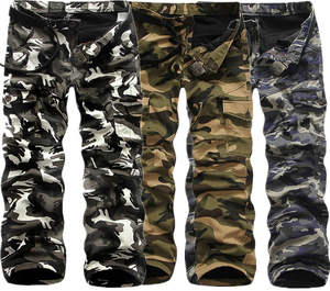 Universe Red Camouflage Cargo Fatigues Fashion Trouser Camo Bottoms - Product Image 3