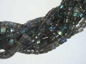 Cuentas de GEMA de llanta Heishi, labradorita Natural, tamaño de 5-8mm, longitud de hilo de 13 pulgadas para fabricación de joyas DIY, precio al por mayor - Product Image 4