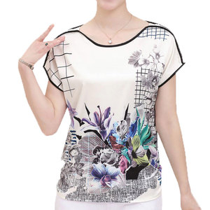 Camisetas de manga corta con estampado de poliéster para mujer, ropa blanca Vintage a la moda, gráfica para chica y mujer 2022 - Product Image 3