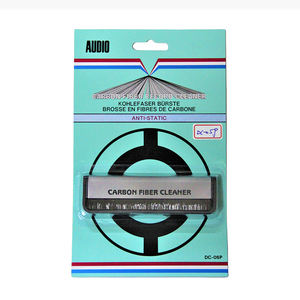 Cepillo limpiador de discos de vinilo de fibra de carbono, limpieza en seco, antiestático - Product Image 4