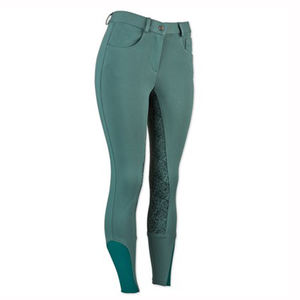 Ropa Ecuestre para mujer, asiento completo de silicona de pantalones de montar, mallas deportivas - Product Image 1