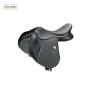 Silla de montar inglesa de cuero genuino personalizada - Product Image 1