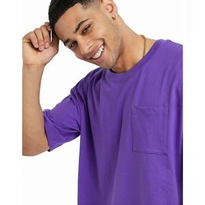 T-shirts avec logo personnalisé OEM pour hommes Loose Fit Little Blank Plain Tee Shirt Oversize Microfibre avec impression numérique Solid Pattern - Product Image 4