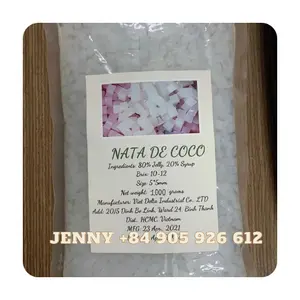 COCONUT JELLY FOR DESSERT/ FRESH NATA DE COCO VIETNAM // Ms。リリー + 84906927736