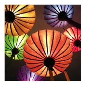 Silk lamp shades/Vietnamese Silk Lanterns in Hoi An (Lee Tran : 0084987731263)