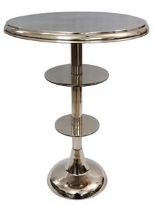 Aluminum Flower Accent <b>Table</b> Side Ottoman Brass Room Luxury <b>Table</b> Usage Office Home Room Restaurant Round Made in India <b>Square</b> - Product Image 6