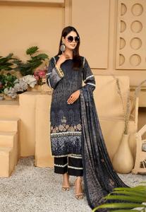 ชุดเดรสปาร์ตี้ฤดูร้อนหรูหราของผู้หญิง, ชุดเดรสชาลวาร์ Kameez ทำจากสนามหญ้าสำหรับสวมใส่ในฤดูร้อนสำหรับสุภาพสตรีผู้ใหญ่ - Product Image 3