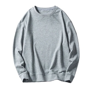 2025 conception chaude coton uni sweat pour hommes ODM approvisionnement sur mesure OEM col rond à manches longues hiver surdimensionné 6XL taille - Product Image 6