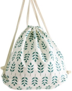 Sac à provisions à cordon en polyester lavable recyclé Sac à cordon en polyester bon marché personnalisé - Product Image 3