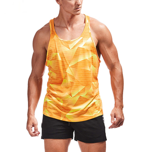 Camisetas sin mangas con estampado personalizado para hombre, camisetas transpirables sin mangas al por mayor de alta calidad, camiseta multicolor en tallas grandes, precio barato - Product Image 1